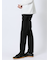 クロスストレッチ スリムパンツ ピンヘッド黒