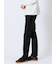 クロスストレッチ スリムパンツ ピンヘッド黒