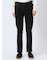 クロスストレッチ スリムパンツ ピンヘッド黒