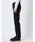 クロスストレッチ スリムパンツ ピンヘッド黒