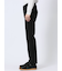 クロスストレッチ スリムパンツ ピンヘッド黒