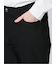 クロスストレッチ スリムパンツ ピンヘッド黒