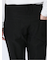 クロスストレッチ スリムパンツ ピンヘッド黒