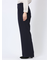 ストレッチウォッシャブル ワイドパンツ 紺・ダルブルー(セットアップ可能)