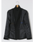 クリアエフェクト 黒無地 2ボタンジャケット(セットアップ可能)