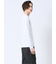 【DRESS T-SHIRT】綿ストレッチ スロープネック長袖Tシャツ