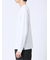【DRESS T-SHIRT】綿ストレッチ スロープネック長袖Tシャツ