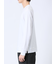 【DRESS T-SHIRT】綿ストレッチ スロープネック長袖Tシャツ