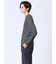 【DRESS T-SHIRT】綿ストレッチ スロープネック長袖Tシャツ