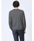 【DRESS T-SHIRT】綿ストレッチ スロープネック長袖Tシャツ