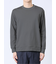 【DRESS T-SHIRT】綿ストレッチ スロープネック長袖Tシャツ