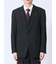 ストレッチウォッシャブル レギュラーフィット 2ボタン3ピーススーツ シャドーストライプ黒