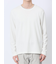 リンクスジャガード クルーネック長袖Tシャツ