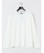 リンクスジャガード クルーネック長袖Tシャツ