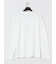 リンクスジャガード クルーネック長袖Tシャツ