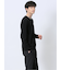 リンクスジャガード クルーネック長袖Tシャツ