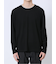リンクスジャガード クルーネック長袖Tシャツ
