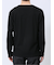 リンクスジャガード クルーネック長袖Tシャツ