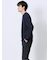 リンクスジャガード クルーネック長袖Tシャツ