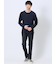 リンクスジャガード クルーネック長袖Tシャツ