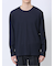 リンクスジャガード クルーネック長袖Tシャツ