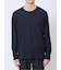 リンクスジャガード クルーネック長袖Tシャツ