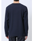 リンクスジャガード クルーネック長袖Tシャツ