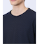 リンクスジャガード クルーネック長袖Tシャツ