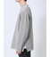 透かし編みクルーニット&長袖Tシャツ アンサンブル