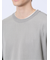 透かし編みクルーニット&長袖Tシャツ アンサンブル