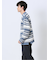 透かし編みクルーニット&長袖Tシャツ アンサンブル