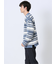 透かし編みクルーニット&長袖Tシャツ アンサンブル