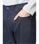 クロスストレッチ スリムパンツ ヘリンボン