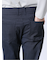 クロスストレッチ スリムパンツ ヘリンボン