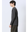 ジオメトリックジャガード Vネック長袖Tシャツ