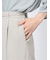 ストレッチウォッシャブル シャーク テーパードパンツ ベージュ(セットアップ可能)