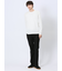 ノータベネ/NOTABENE ふくれチェック クルーネック長袖Tシャツ