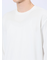ノータベネ/NOTABENE ふくれチェック クルーネック長袖Tシャツ