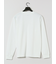 ノータベネ/NOTABENE ふくれチェック クルーネック長袖Tシャツ