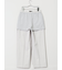 ストレッチウォッシャブル オックス ストレートパンツ グレー(セットアップ可能)