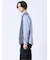 オックス×ピケ切替 ボタンダウン長袖シャツ