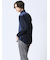 オックス×ピケ切替 ボタンダウン長袖シャツ
