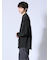 ストレッチ バンドカラー長袖シャツ