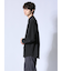 ストレッチ バンドカラー長袖シャツ