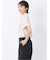タックパール 半袖プルオーバーブラウス