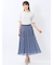 シフォンジョーゼット ロングスカート