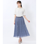 シフォンジョーゼット ロングスカート