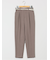 麻調合繊 ベルト付き テーパードパンツ（セットアップ可能）