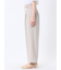 麻調合繊 ベルト付き ワイドパンツ（セットアップ可能）