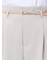 麻調合繊 ベルト付き ワイドパンツ（セットアップ可能）